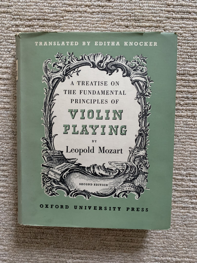 A Treatise on the Fundamental Principles of Violin Playing by Leopold Mozar