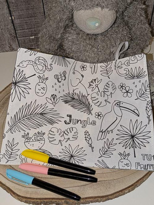 Feuille de coloriage lavable