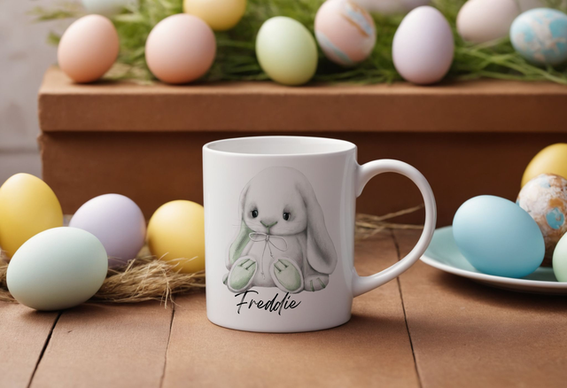 Persoanlised Super Cute Bunny Mug