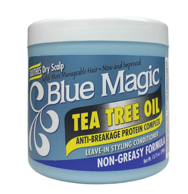 Blue Magic Tea Tree Leave-In Hair Styling Conditioner 13.75 oz