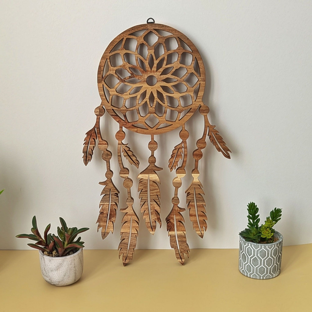 Attrape-rêves en acacia