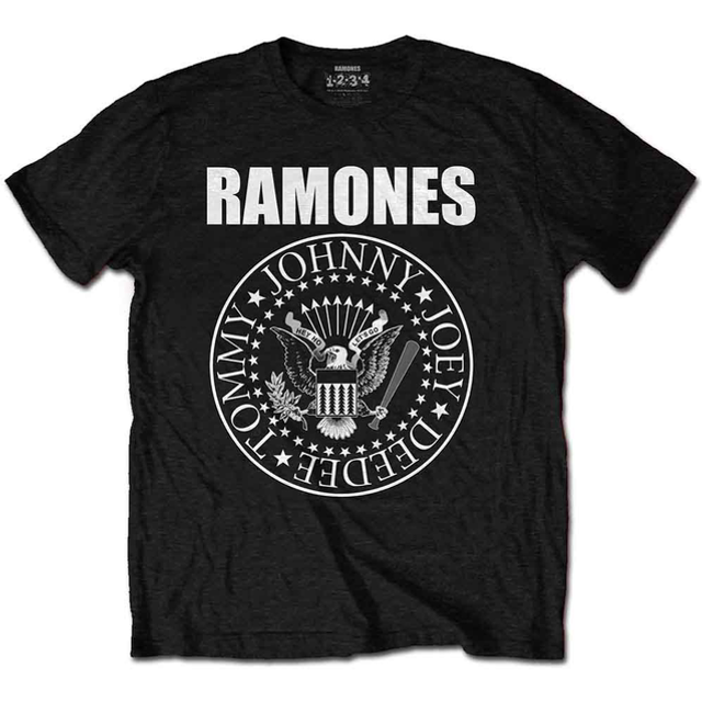 RAMONES UNISEX T-SHIRT: PRESIDENTIAL SEAL