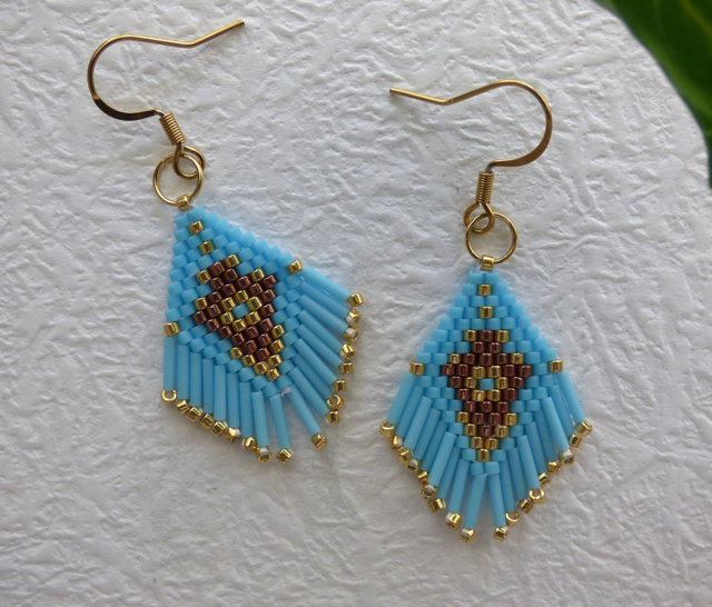 Boucles d'oreilles Turquoise