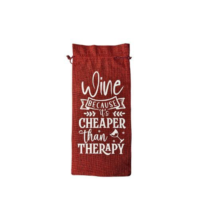 Eco-Friendly Jute Wine Gift Bag – Burlap Bottle Carrier