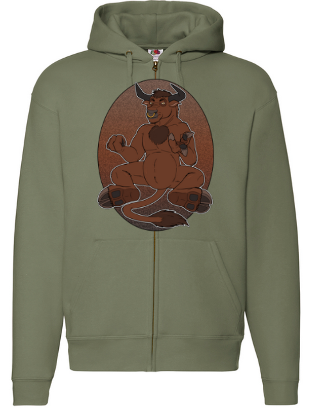 Stier - Hoodie with Zipper