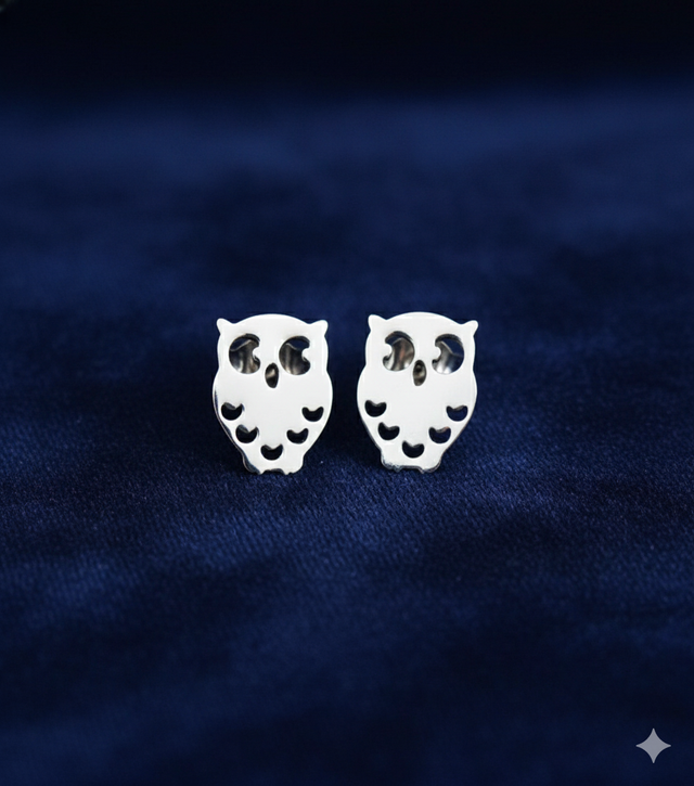 Boucles d'oreilles Chouette 