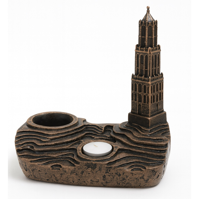 Domtoren (18 cm) Waxine - Plant (Bruin)