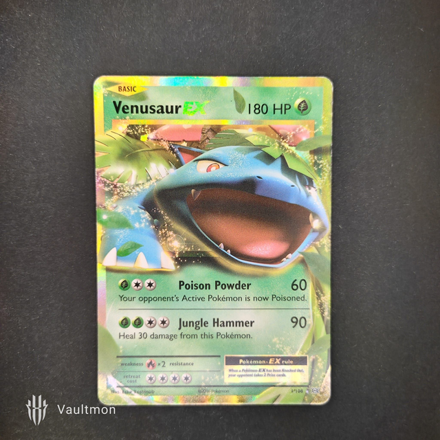 Venusaur EX 1/108 Pokemon Evolutions Ultra Rare Holo