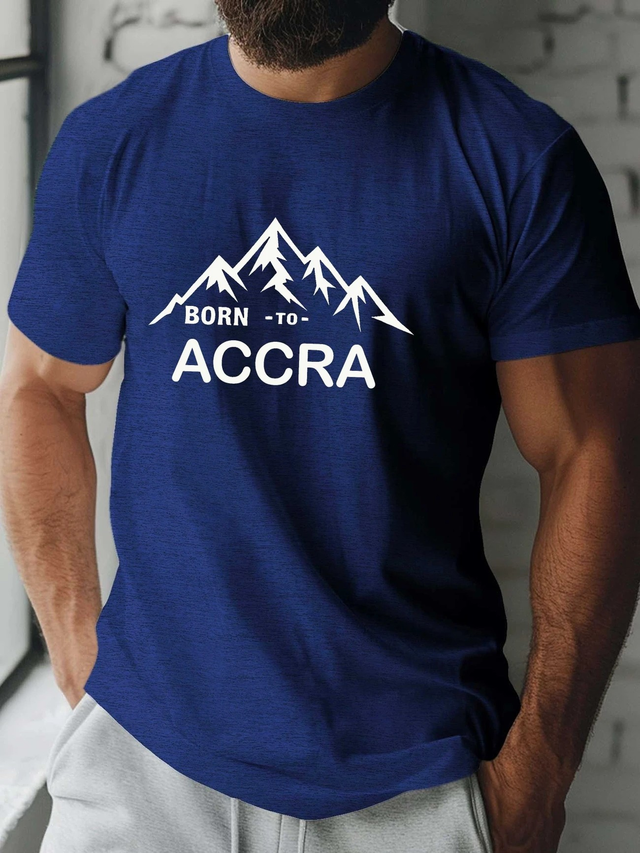 Men's "Born to Accra" Graphic T-Shirt 