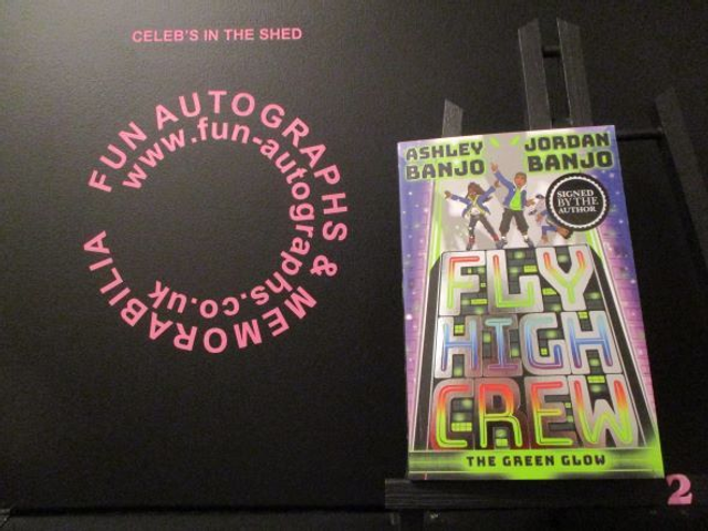 Ashley Banjo &amp; Jordan Banjo Fly High Crew Authentic Autographed Paperbook (2)