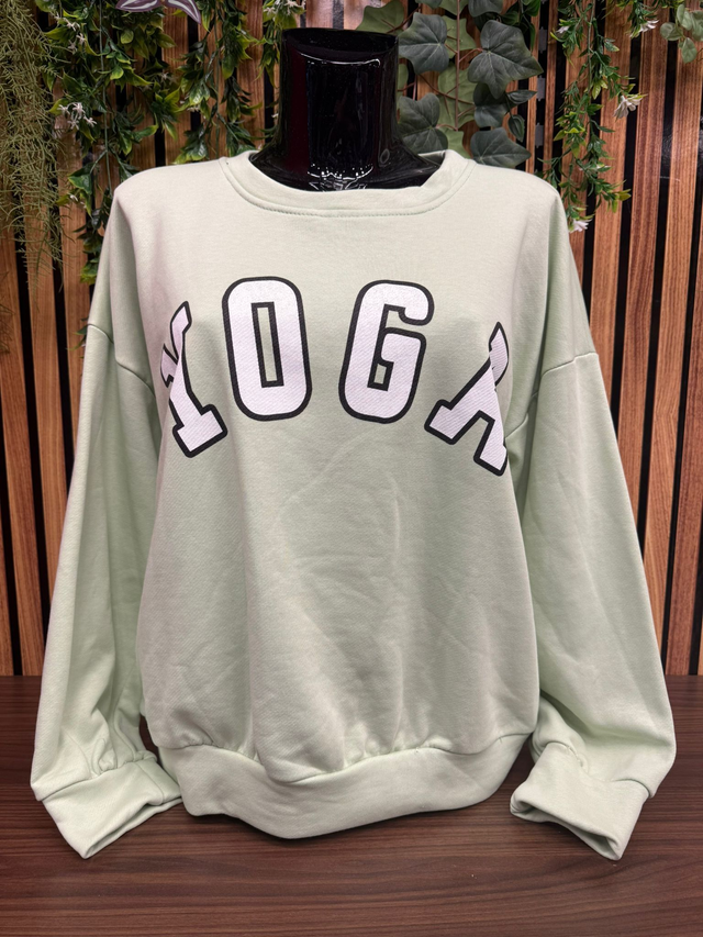 Sweater YOGA - Mint