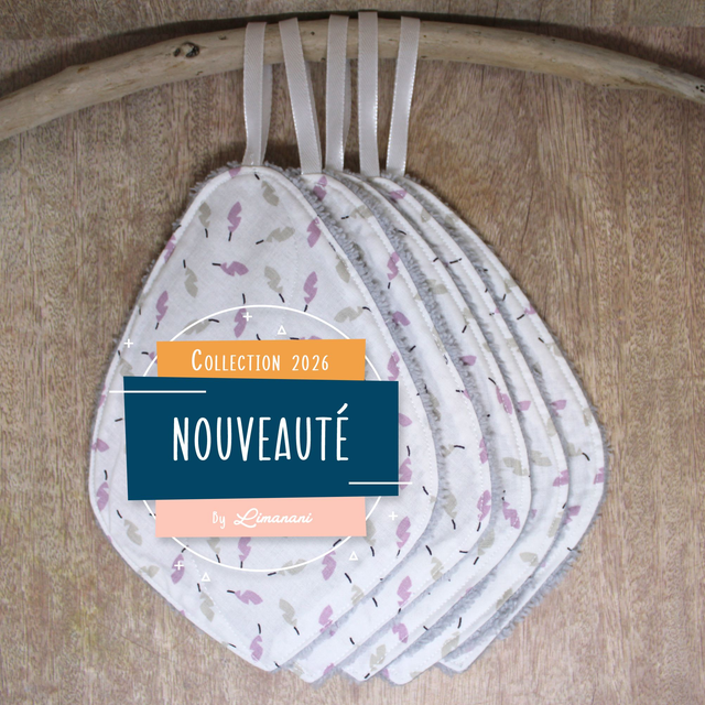 PEPA Les Lingettes à Nénette Feuille d'Eau, douces, réutilisables et pleines d’humour