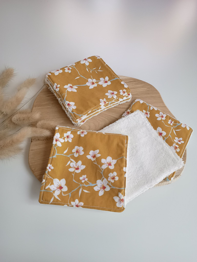 Pack de 5 cotons lavables démaquillants 