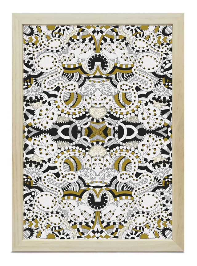 TABLEAU 21 X 29,7 cm BOUQUET (CA-04-NP)