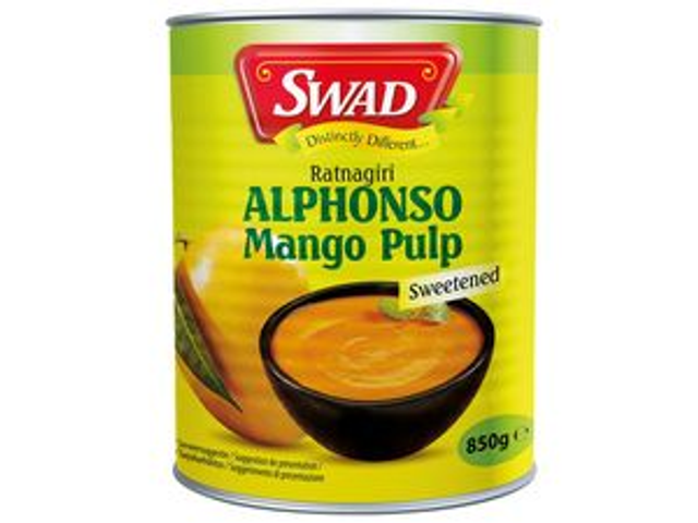 SWAD Alphonso Mango Pulp Sweetened 850g