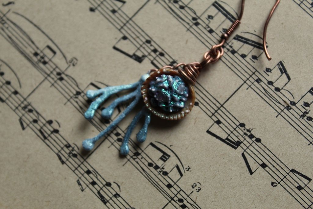 Mono boucle- Coquillage Métamorphe-n°4