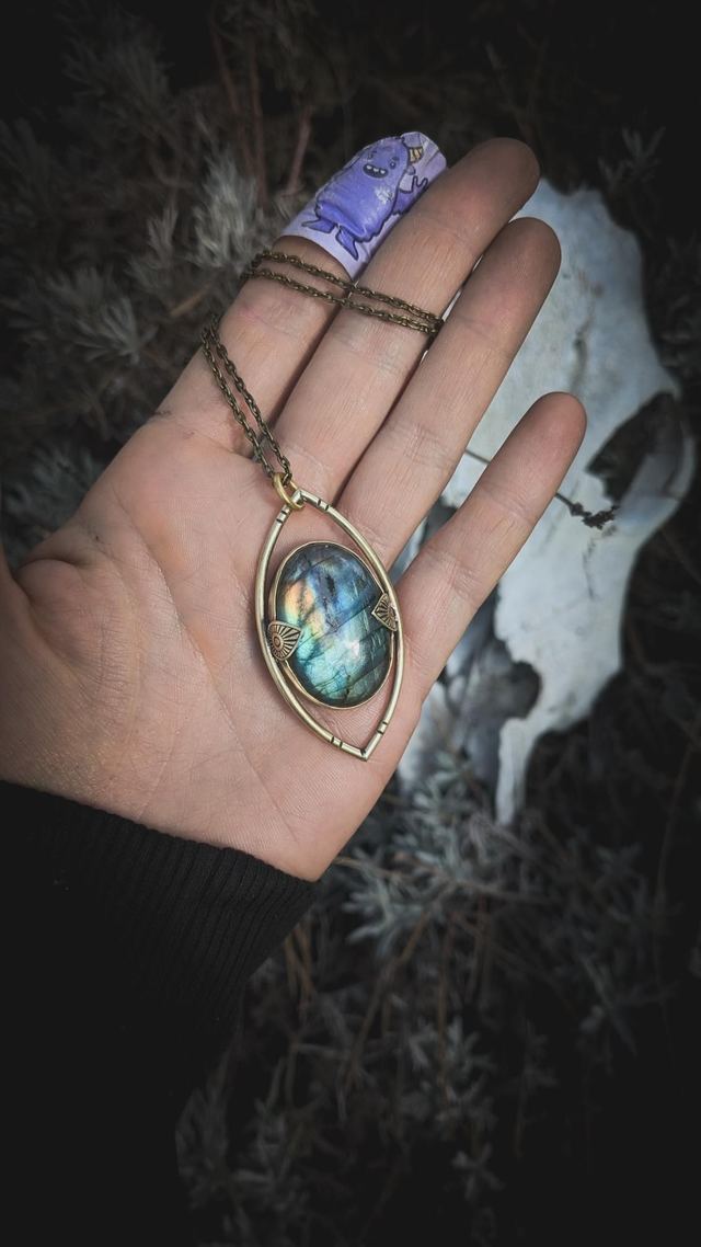 Pendentif labradorite 