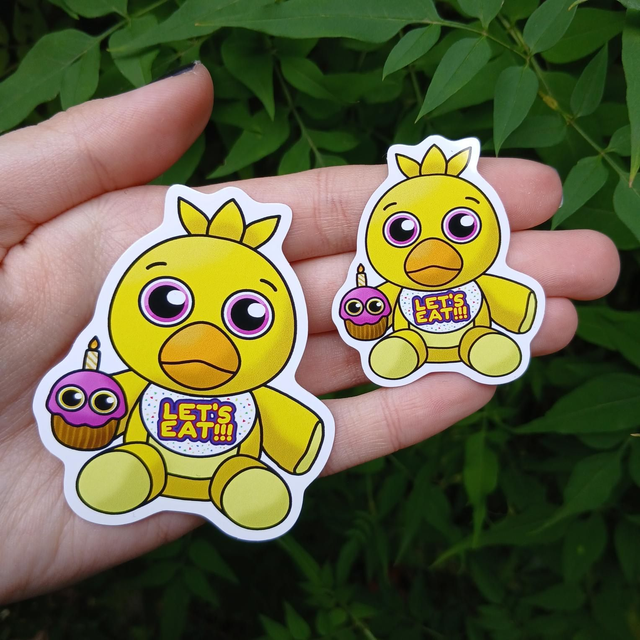 Chica Plushie Sticker
