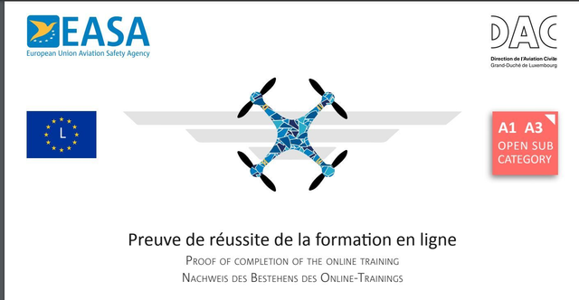 A1/A3 drone licensie