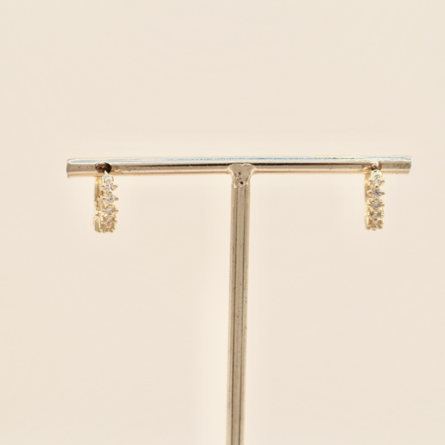 Pendientes Aro Brillos