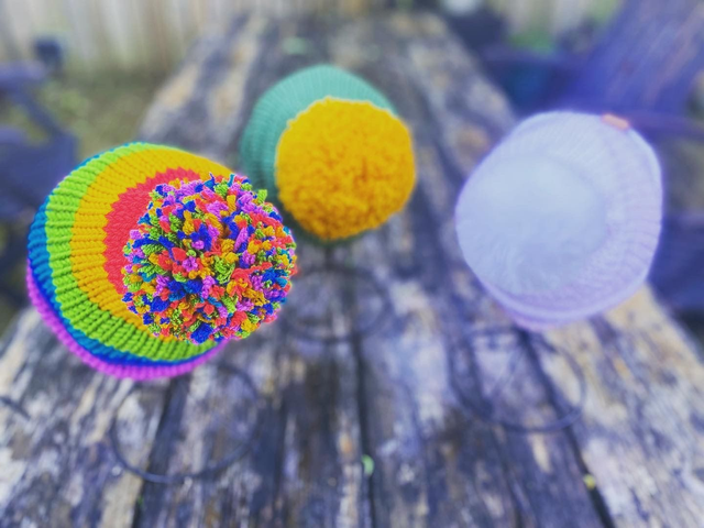 Funky Chunky Beanies CUSTOM bobble hat - You choose the colours - Handmade in Scotland