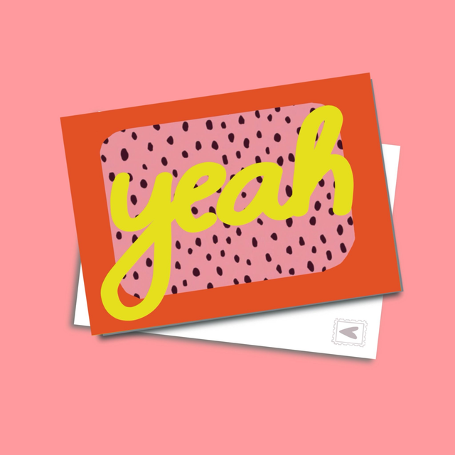 Yeah - Postkarte