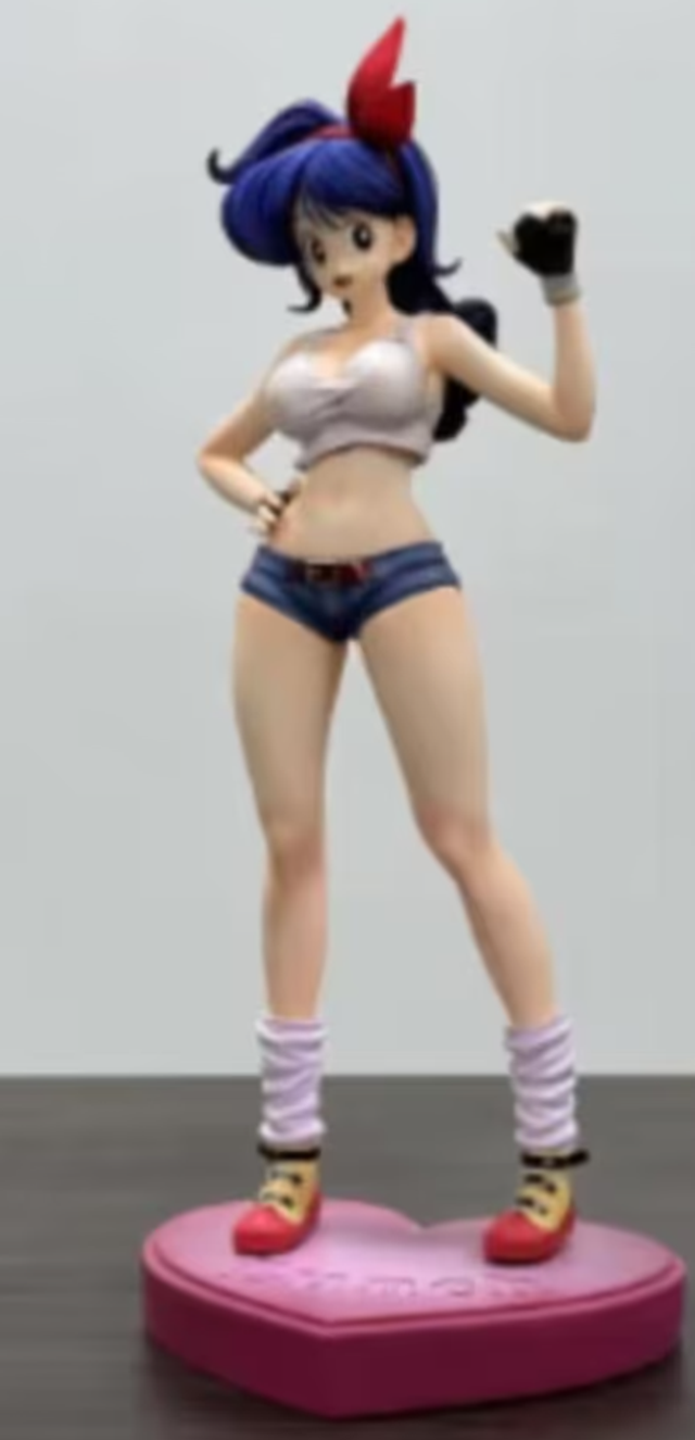 Dragonball Z figuur Launch / Lunch blauw (30cm)