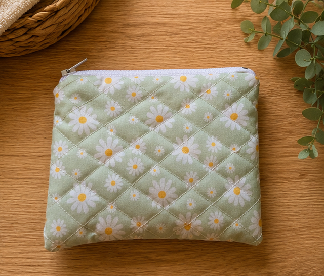 Small Quilted Zip Pouch