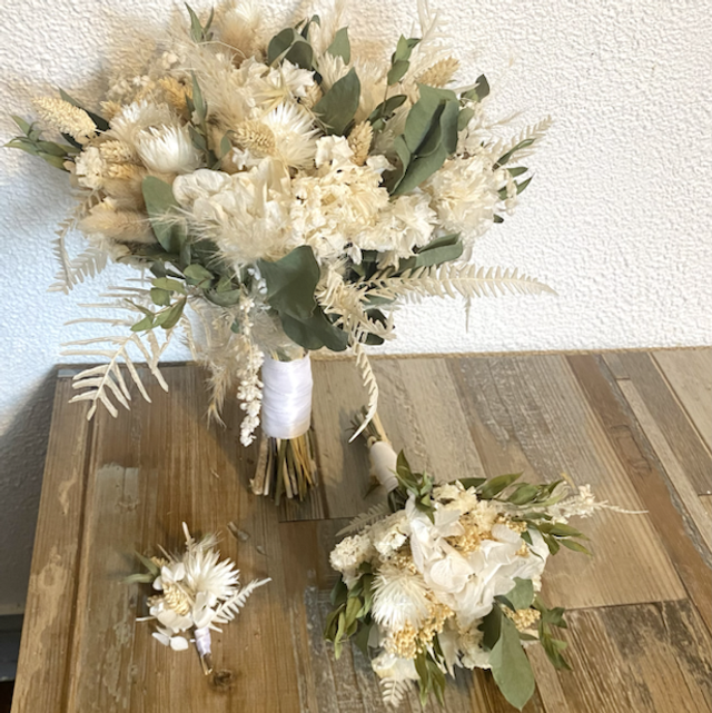 Ensemble bouquet de mariée 