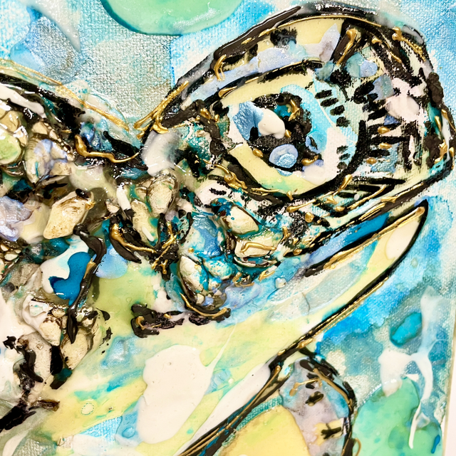 Kura Kura - 46x55cm - 2023