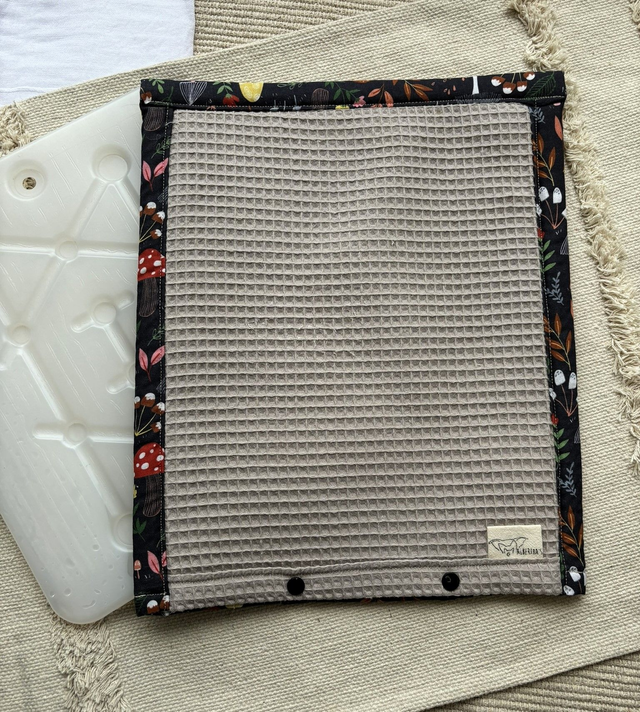 Tapis rafraîchissant &quot;violet et champignons&quot;