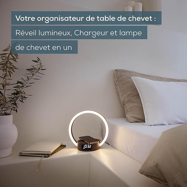 Beurer Réveil lumineux - Wake up + Charge WL 65 