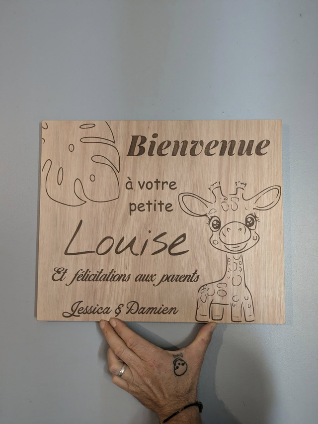 Pancarte décorative 40 cm 