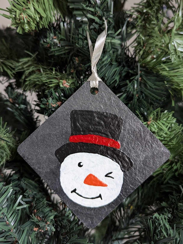 Tête bonhomme de neige 2024