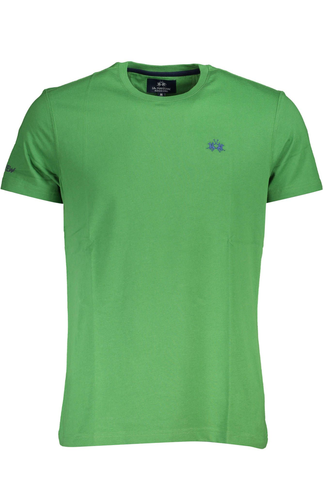 3870LA MARTINA T-SHIRT MANICHE CORTE UOMO VERDE