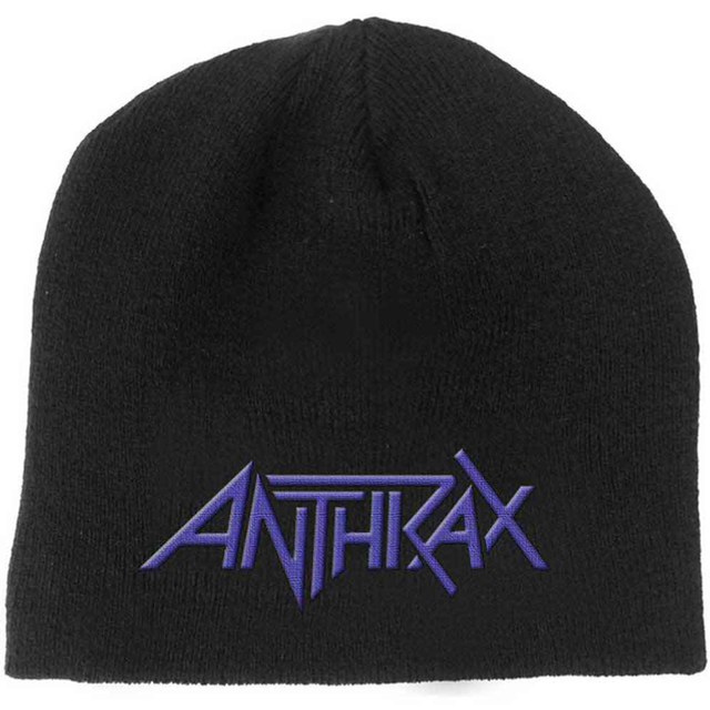 ANTHRAX UNISEX BEANIE HAT: LOGO