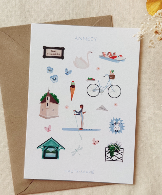 Carte Moodboard Annecy