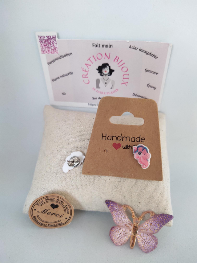 Boucle d'oreille hippocampe 