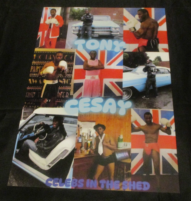 Tony Cesay 2013 Photoshoot A3 Poster (Blue Logo)