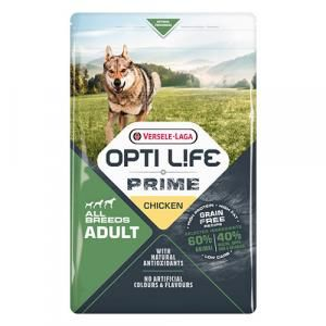 12,5 kg Opti Life Prime Adult Kana