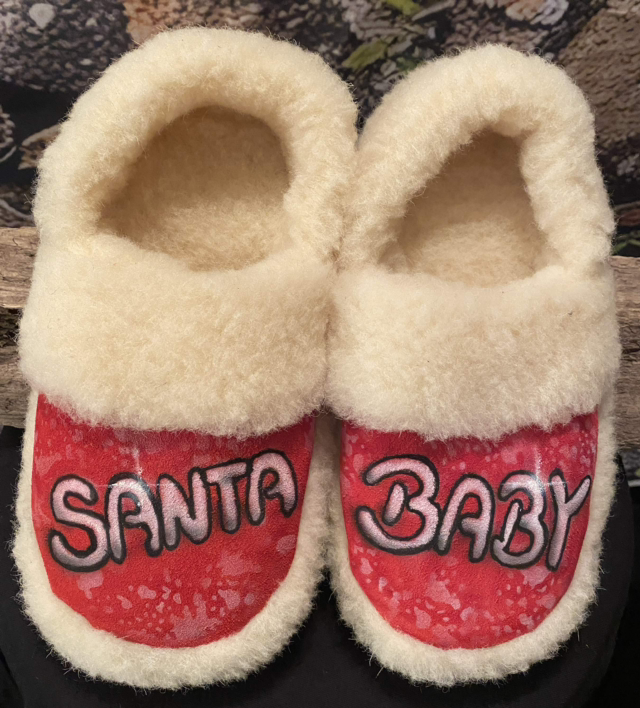Lammfell Hausschuhe SANTA BABY