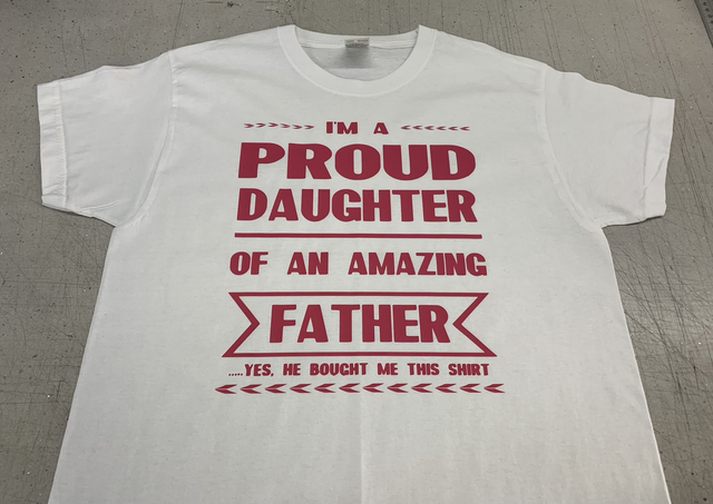 Proud daughter of an amazing father T Shirt  