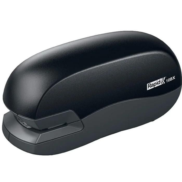 Agrafeuse électrique 10 feuilles Noir/Argent RAPID Fixativ 10BX