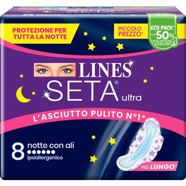 LINES SETA ULTRA NOTTE CON ALI