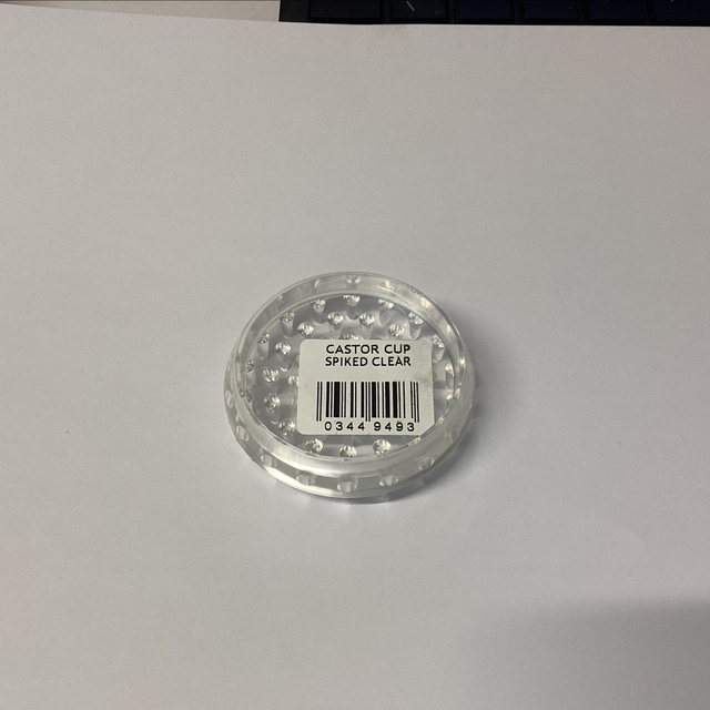 Spiked clear caster cup 0344949
