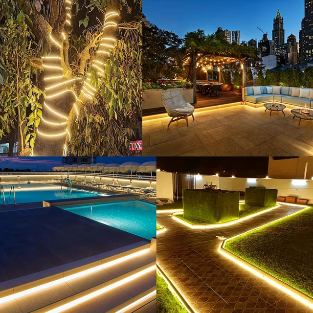 Solar Strip Lights Outdoor