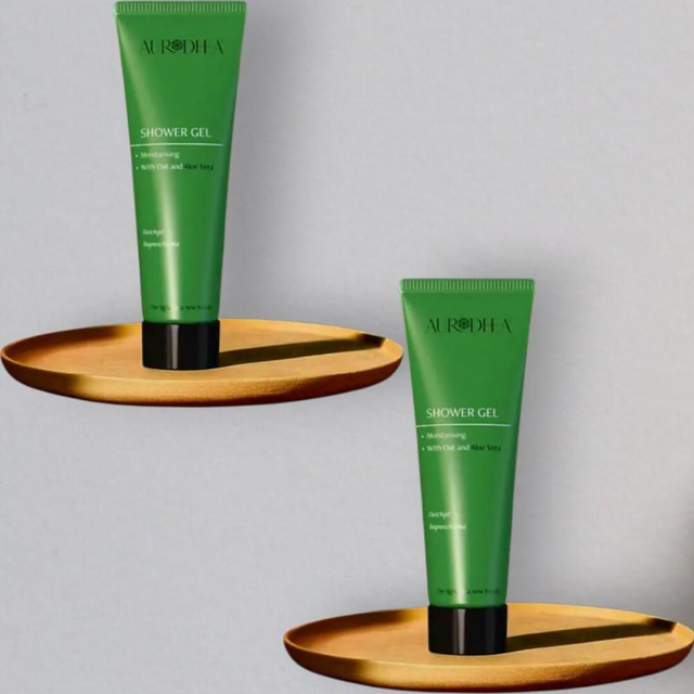 Aurodhea Shower Gel – Oat Extract &amp; Aloe Vera 250ML | Nourishing &amp; Comfort – Best Seller
