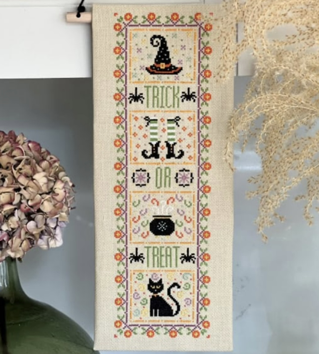 Trick or Treat Banner - Mini project  (Historical Sampler Company)
