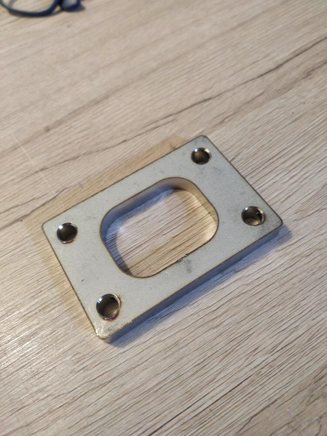 T25-Flansch Edelstahl 10mm Stärke für Krümmerbau