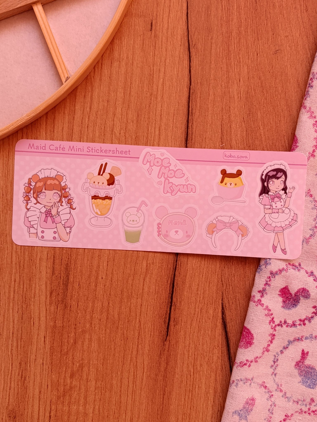 Kawaii Maid Café Stickersheet